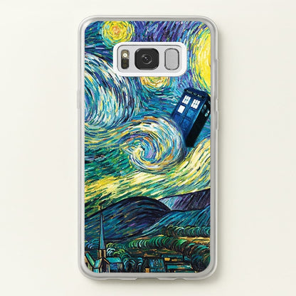 Starry Night Tardis  - Doctor Who Phone Case for Galaxy S8 Plus