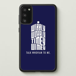 Talk Whovian To Me  - Doctor Who Phone Case for Galaxy S20