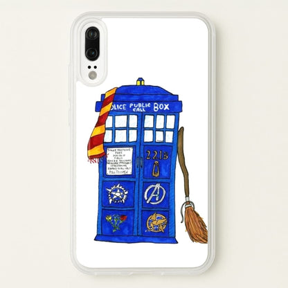 Multifandom Cartoon  - Doctor Who Phone Case for Huawei P20