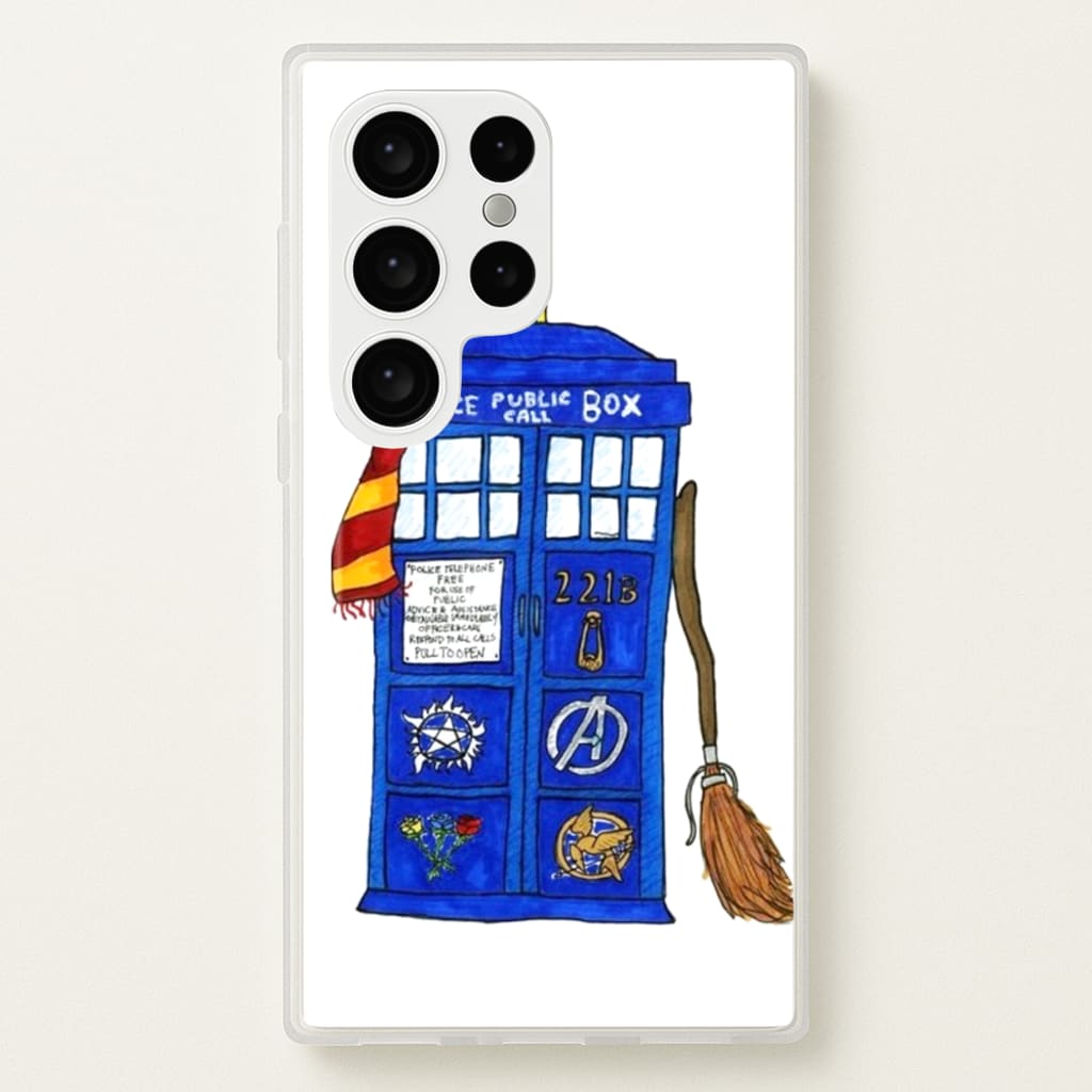 Multifandom Cartoon  - Doctor Who Phone Case for Galaxy S24 Ultra