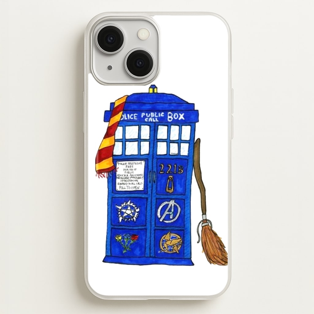 Multifandom Cartoon  - Doctor Who Phone Case for iPhone 13 Mini