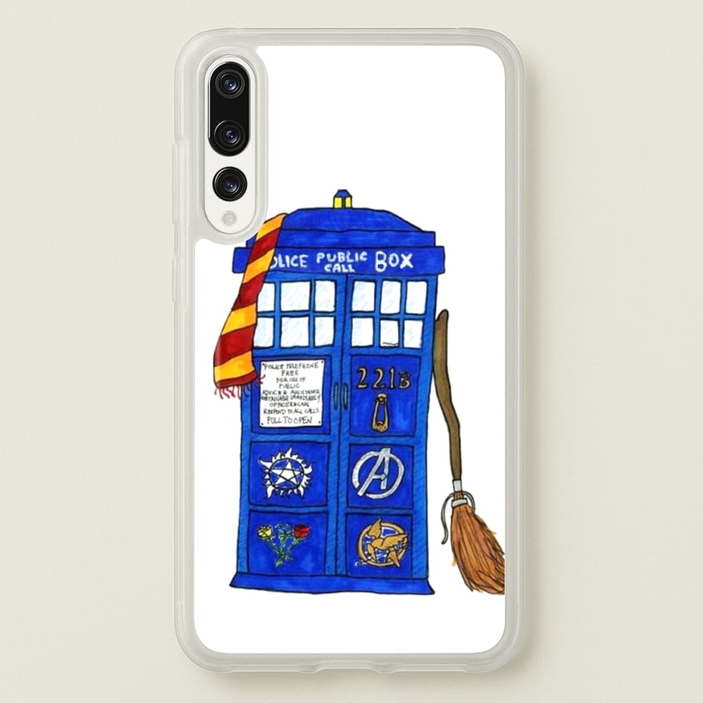 Multifandom Cartoon  - Doctor Who Phone Case for Huawei P20 Pro