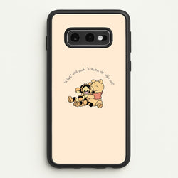 A Hug Said Pooh - Winnie  - Disney Phone Case for Galaxy S10e