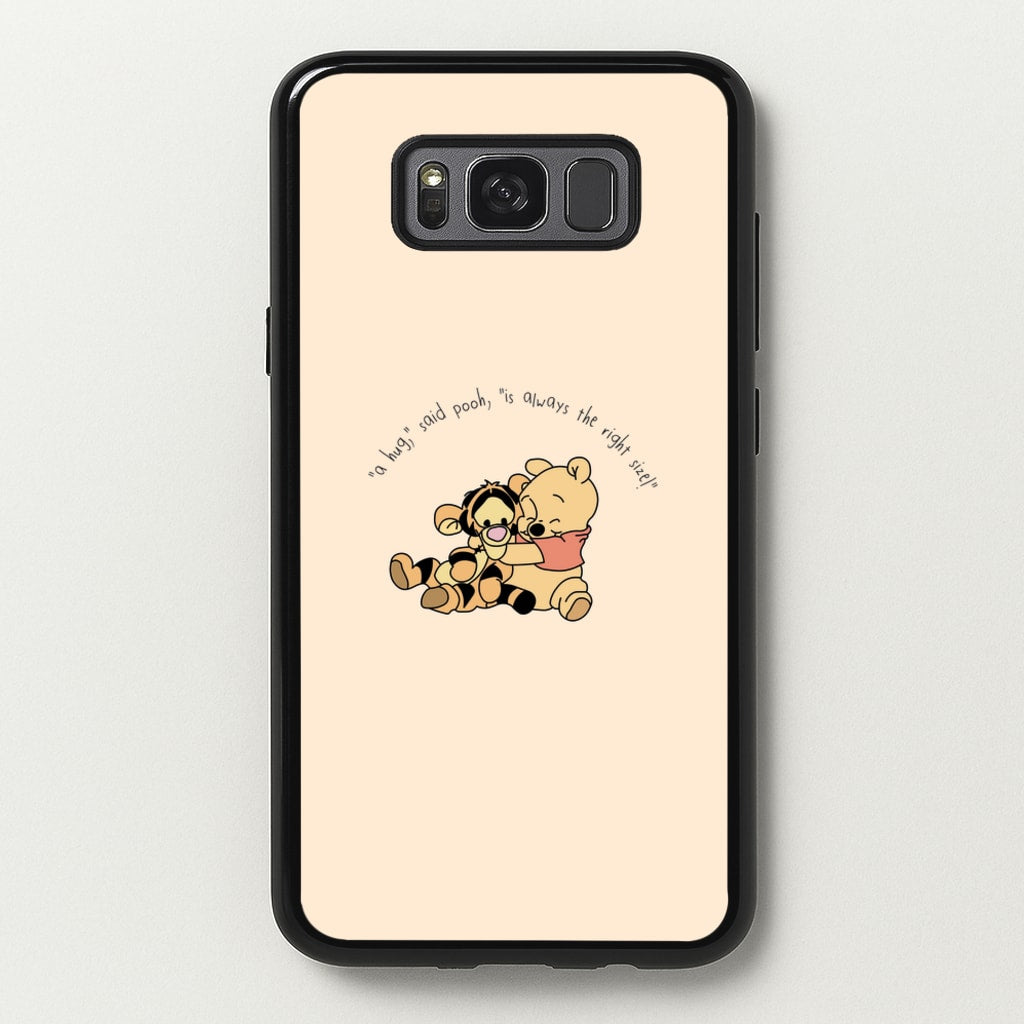 A Hug Said Pooh - Winnie  - Disney Phone Case for Galaxy S8