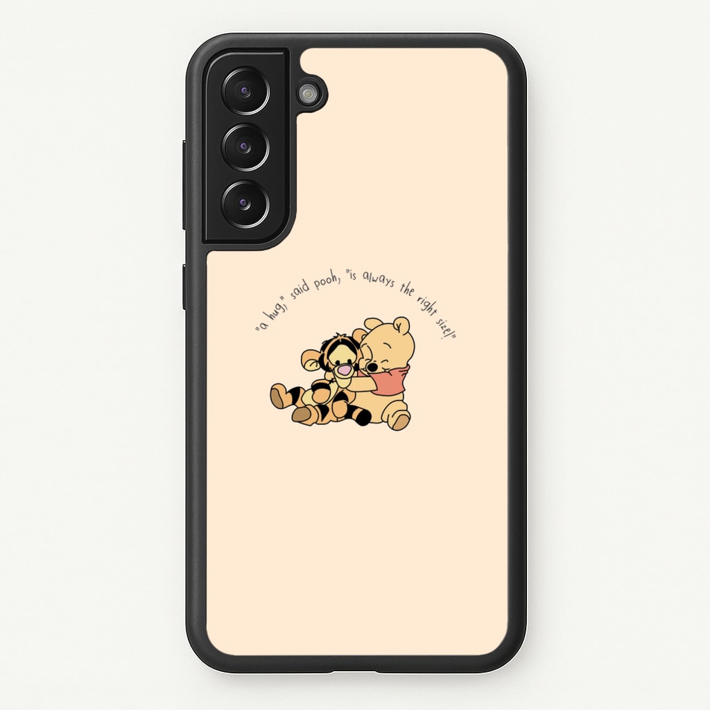 A Hug Said Pooh - Winnie  - Disney Phone Case for Galaxy S22 Plus