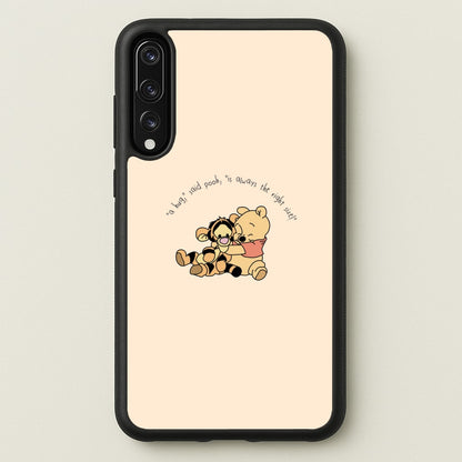 A Hug Said Pooh - Winnie  - Disney Phone Case for Huawei P20 Pro