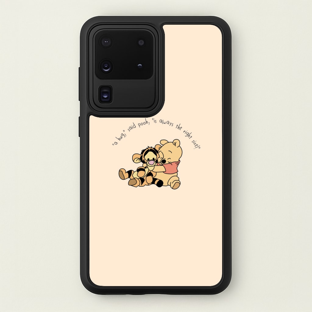 A Hug Said Pooh - Winnie  - Disney Phone Case for Galaxy S20 Ultra