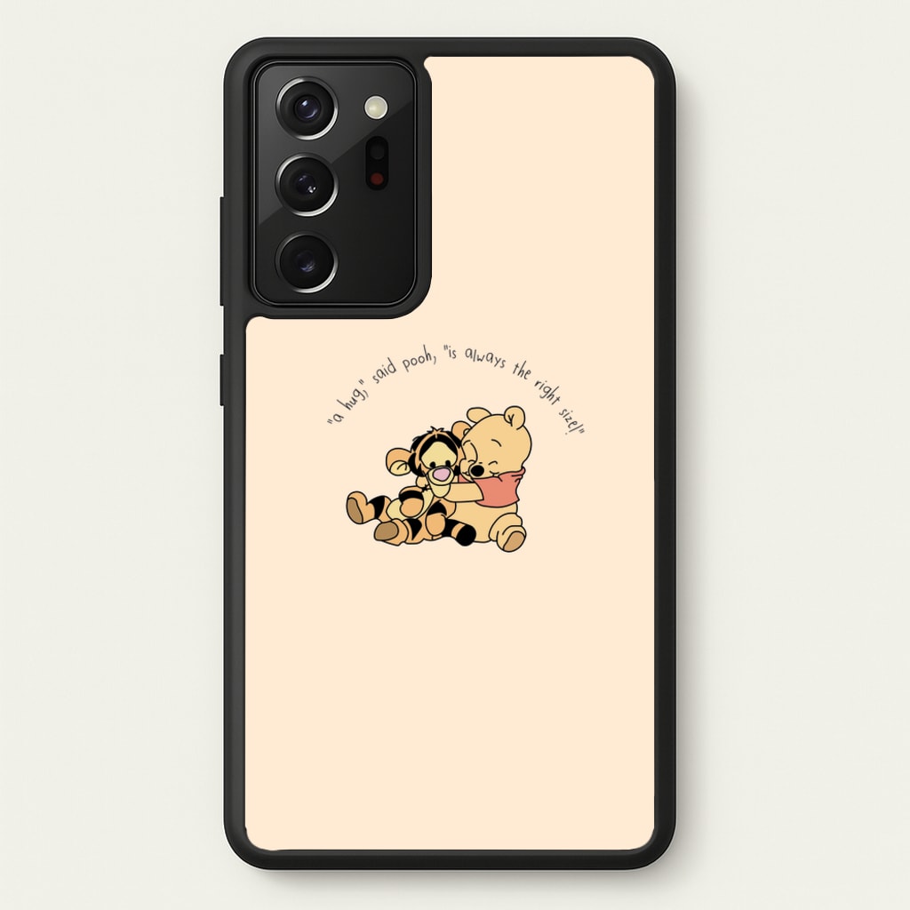 A Hug Said Pooh - Winnie  - Disney Phone Case for Galaxy Note 20 Ultra