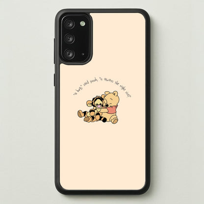 A Hug Said Pooh - Winnie  - Disney Phone Case for Galaxy Note 20