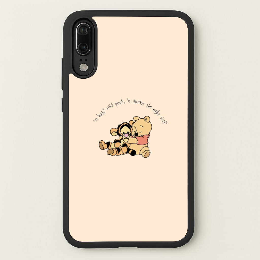 A Hug Said Pooh - Winnie  - Disney Phone Case for Huawei P20