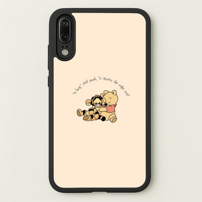A Hug Said Pooh - Winnie  - Disney Phone Case for Huawei P20