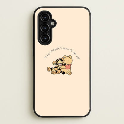 A Hug Said Pooh - Winnie  - Disney Phone Case for Galaxy A54