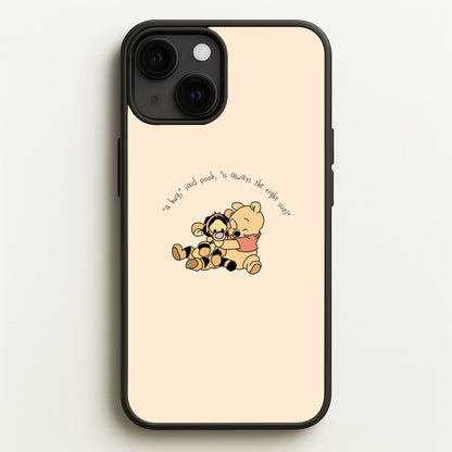 A Hug Said Pooh - Winnie  - Disney Phone Case for iPhone 13