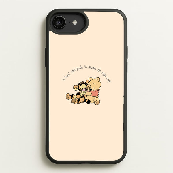 A Hug Said Pooh - Winnie  - Disney Phone Case for iPhone 6 Plus / 7 Plus / 8 Plus