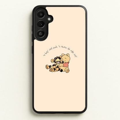 A Hug Said Pooh - Winnie  - Disney Phone Case for Galaxy A36