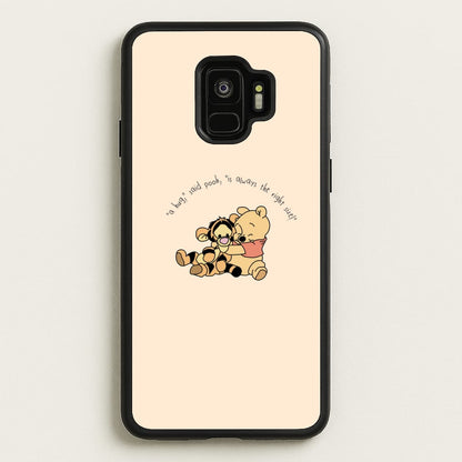 A Hug Said Pooh - Winnie  - Disney Phone Case for Galaxy S9