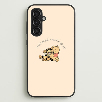 A Hug Said Pooh - Winnie  - Disney Phone Case for Galaxy S23FE