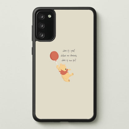 What If I Fail - Winnie  - Disney Phone Case for Galaxy S20FE