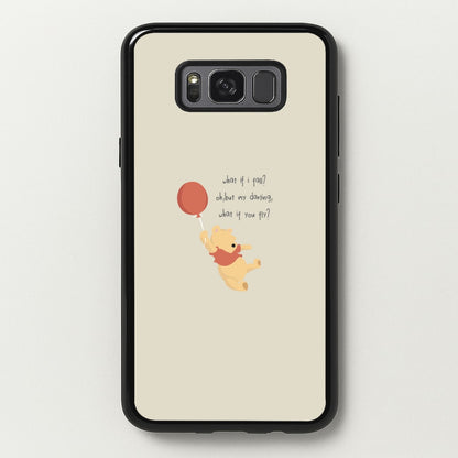 What If I Fail - Winnie  - Disney Phone Case for Galaxy S8 Plus
