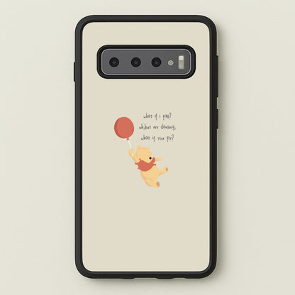 What If I Fail - Winnie  - Disney Phone Case for Galaxy S10