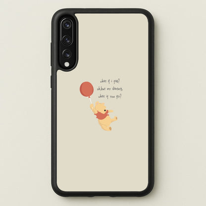 What If I Fail - Winnie  - Disney Phone Case for Huawei P20 Pro