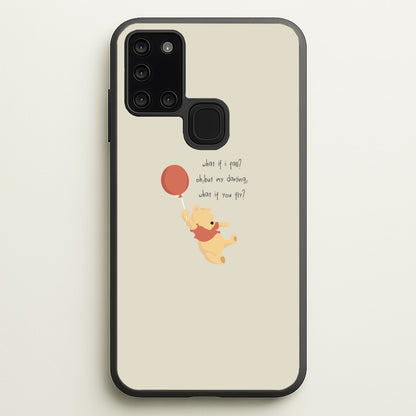 What If I Fail - Winnie  - Disney Phone Case for Galaxy A21s