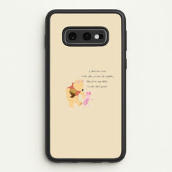 I'll Stay There Forever - Winnie  - Disney Phone Case for Galaxy S10e