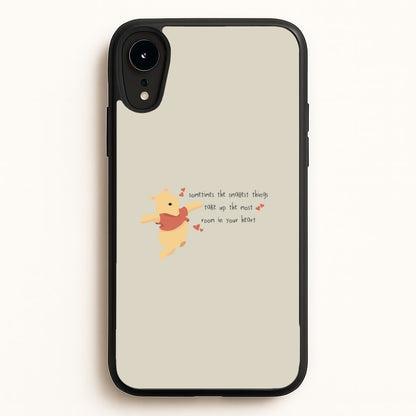 Take Up The Most Room - Winnie  - Disney Phone Case for iPhone XR