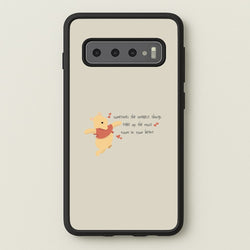 Take Up The Most Room - Winnie  - Disney Phone Case for Galaxy S10 Plus
