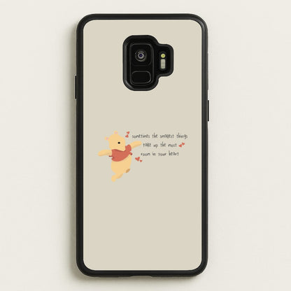Take Up The Most Room - Winnie  - Disney Phone Case for Galaxy S9