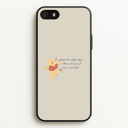 Take Up The Most Room - Winnie  - Disney Phone Case for iPhone 5 / 5s / SE 2016