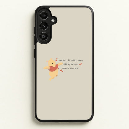 Take Up The Most Room - Winnie  - Disney Phone Case for Galaxy A34