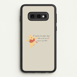 Take Up The Most Room - Winnie  - Disney Phone Case for Galaxy S10e