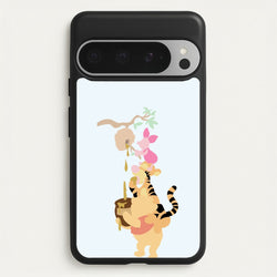 Bouncing Tiger , Piglet , Yellow Bear  - Disney Phone Case for Google Pixel 9 Pro XL