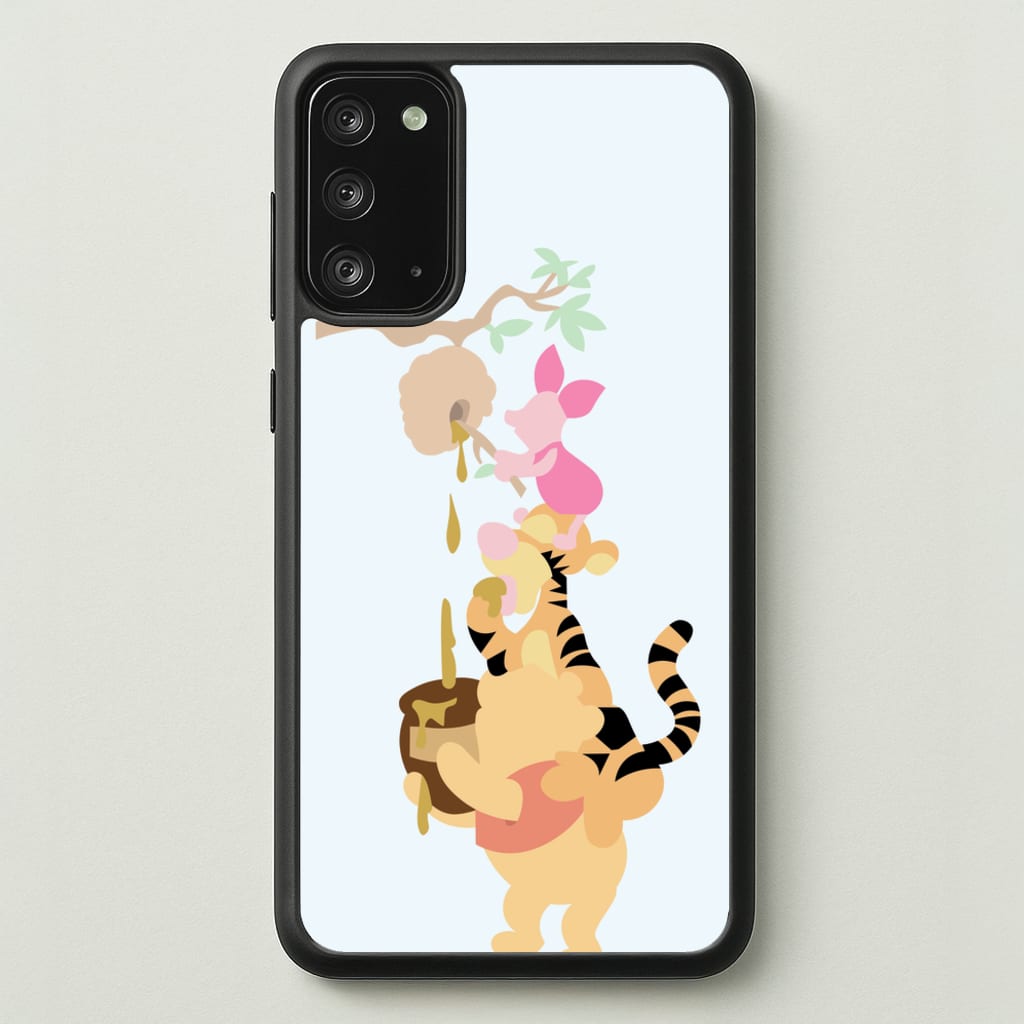 Bouncing Tiger , Piglet , Yellow Bear  - Disney Phone Case for Galaxy Note 20