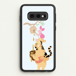 Bouncing Tiger , Piglet , Yellow Bear  - Disney Phone Case for Galaxy S10e