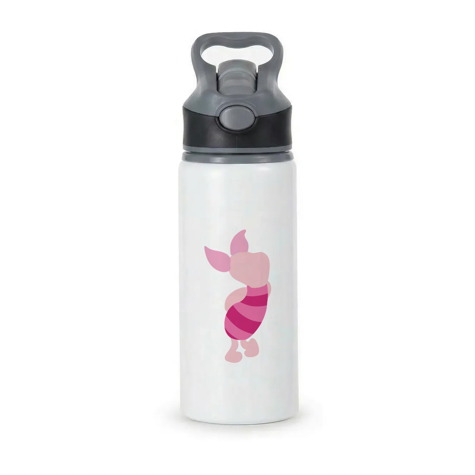 Pig Faceless - Winnie Active Water Bottle - Black