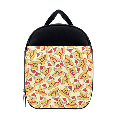 Winnie Pattern Christmas Lunchbox