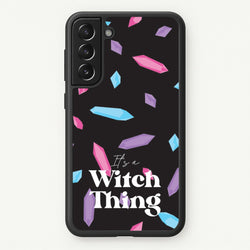 It's A Witch Thing Pattern  - Goth Aesthetic Phone Case for Galaxy S22 Plus