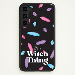 It's A Witch Thing Pattern  - Goth Aesthetic Phone Case for Galaxy S23