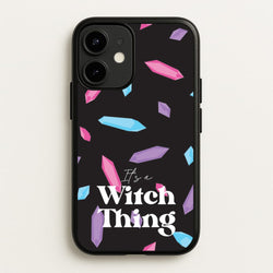 It's A Witch Thing Pattern  - Goth Aesthetic Phone Case for iPhone 12 / 12 Pro