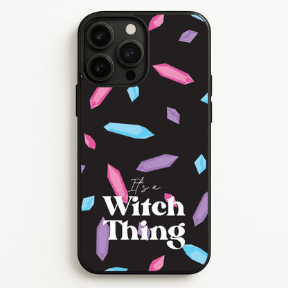It's A Witch Thing Pattern  - Goth Aesthetic Phone Case for iPhone 13 Pro Max