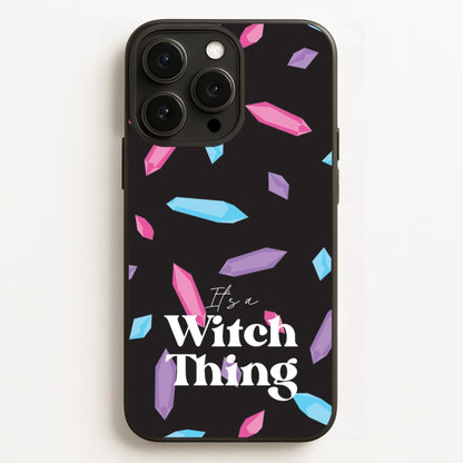 It's A Witch Thing Pattern  - Goth Aesthetic Phone Case for iPhone 12 Pro Max