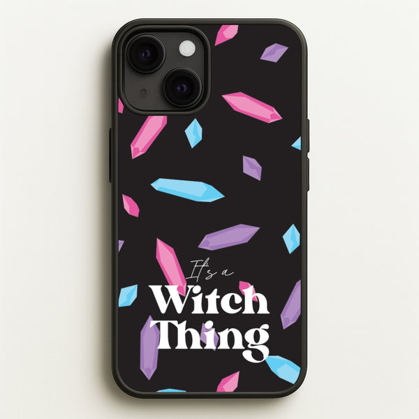 It's A Witch Thing Pattern  - Goth Aesthetic Phone Case for iPhone 13