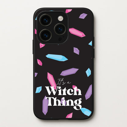 It's A Witch Thing Pattern  - Goth Aesthetic Phone Case for iPhone 15 Pro