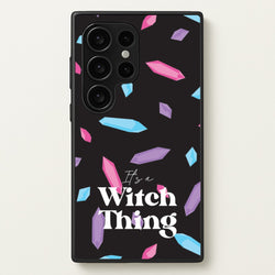 It's A Witch Thing Pattern  - Goth Aesthetic Phone Case for Galaxy S24 Ultra
