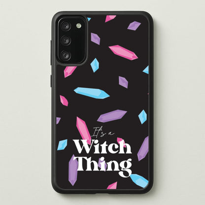 It's A Witch Thing Pattern  - Goth Aesthetic Phone Case for Galaxy S20