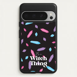 It's A Witch Thing Pattern  - Goth Aesthetic Phone Case for Google Pixel 9 Pro XL