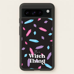 It's A Witch Thing Pattern  - Goth Aesthetic Phone Case for Google Pixel 8 Pro