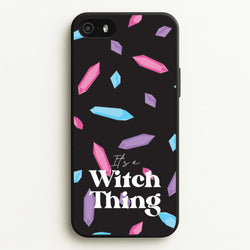 It's A Witch Thing Pattern  - Goth Aesthetic Phone Case for iPhone 5 / 5s / SE 2016